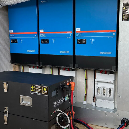 The OffGrid Pro system and its cabinet